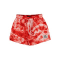 Common Hype Aura Tie Dye Mesh Short Crimson