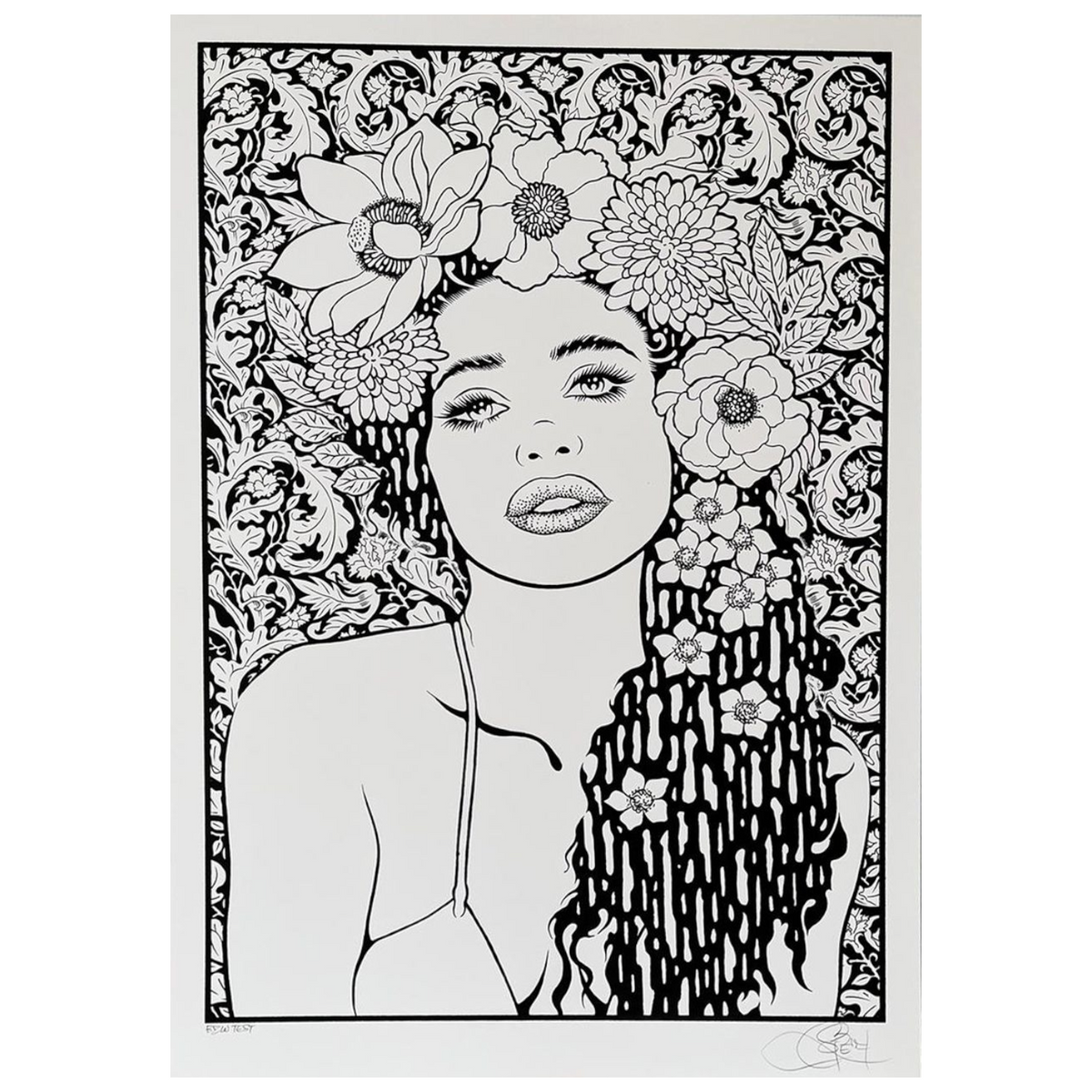 Chuck Sperry "Clio (BW)" Test Print