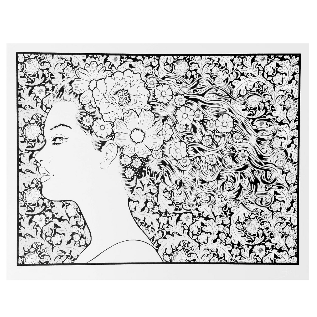 Chuck Sperry "Elysia (BW)" Test Print