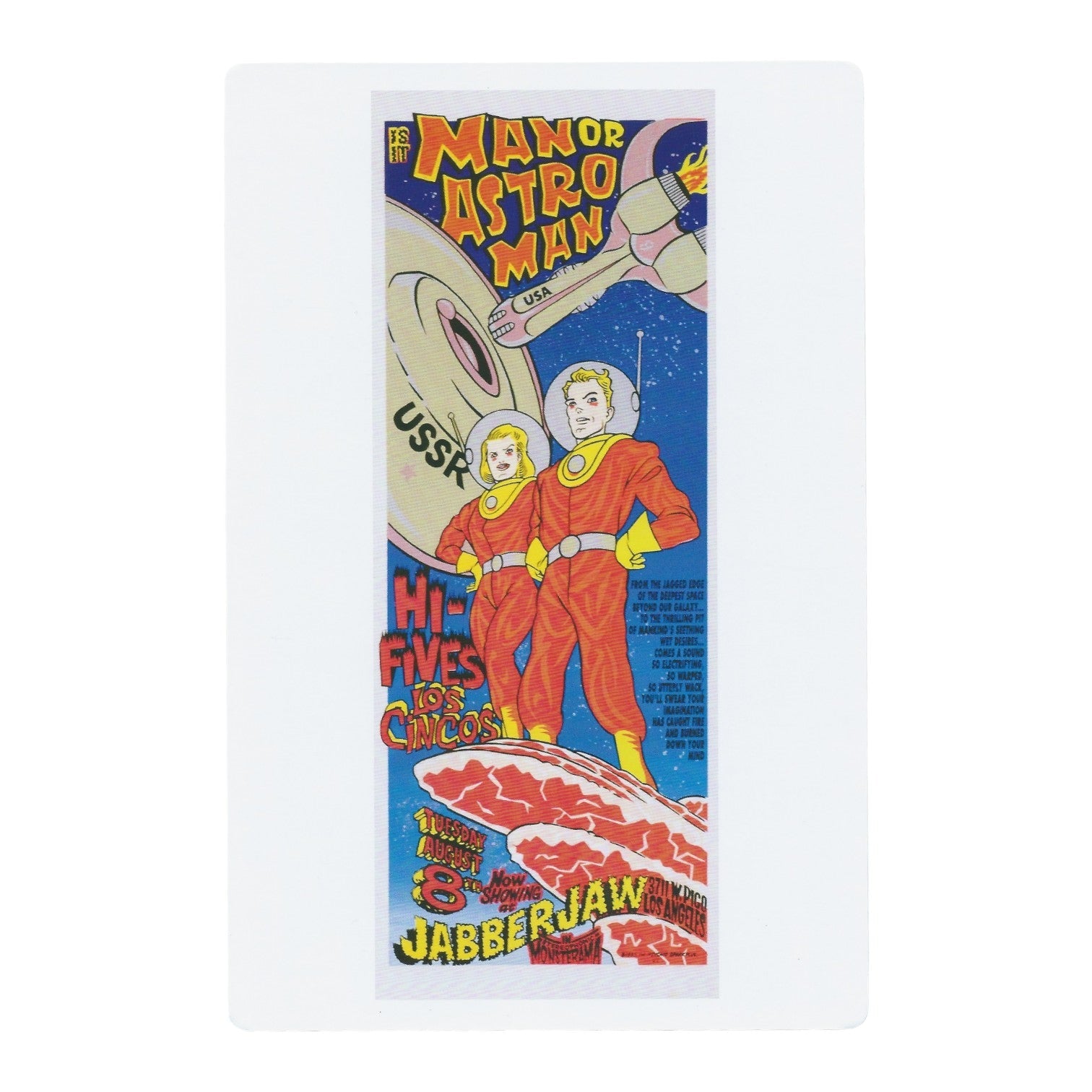 Chuck Sperry Man or Astroman? 1995 Art Card