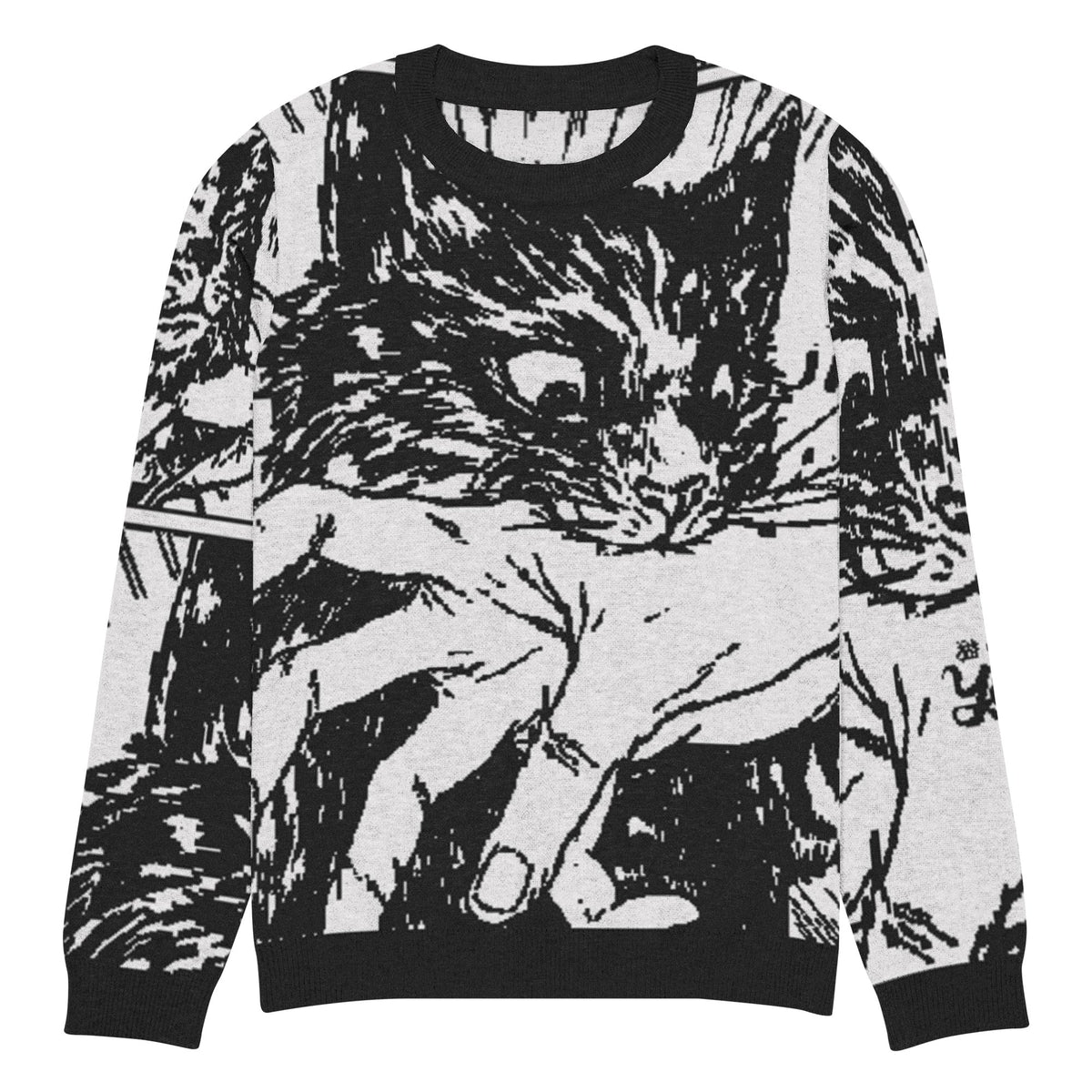 Sudden Attack Knitted Sweatshirt