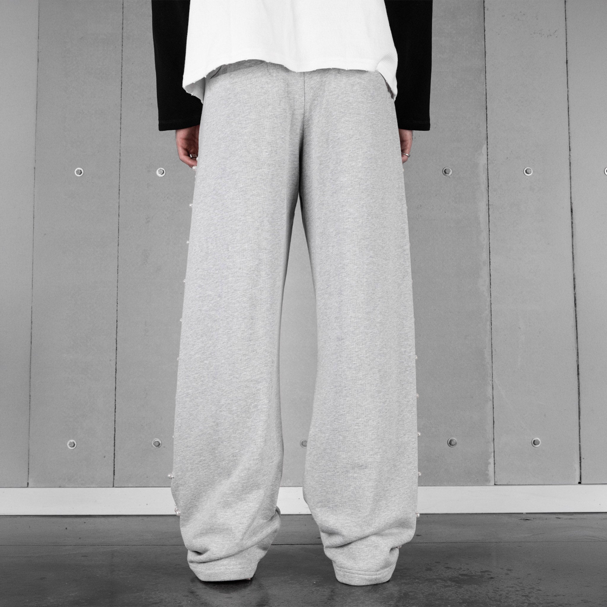 Commons Pearled Star Sweatpant Heather Grey