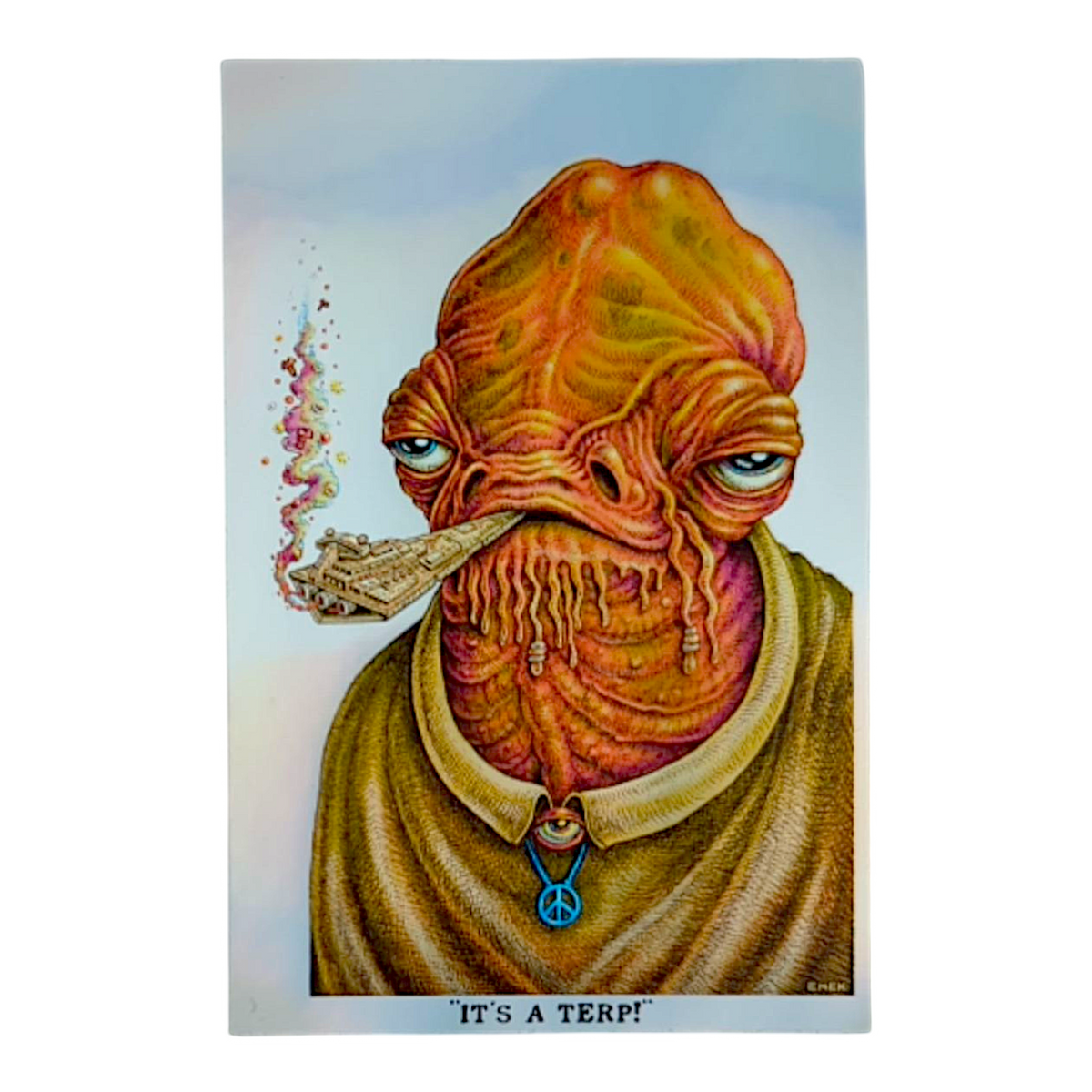 Emek It's A Terp Holographic Sticker