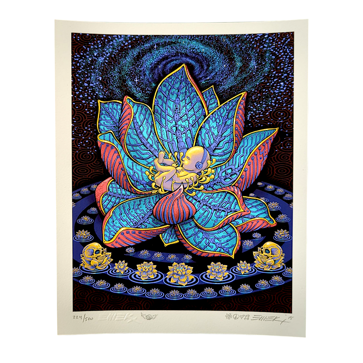 Emek “Lotus Baby” Mini Print