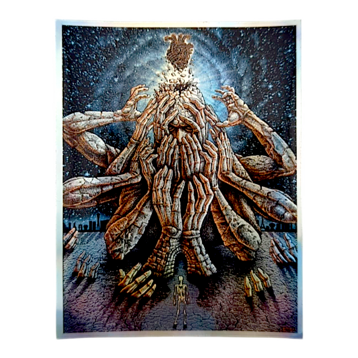 Emek Nine Inch Nails Las Vegas Holographic Sticker