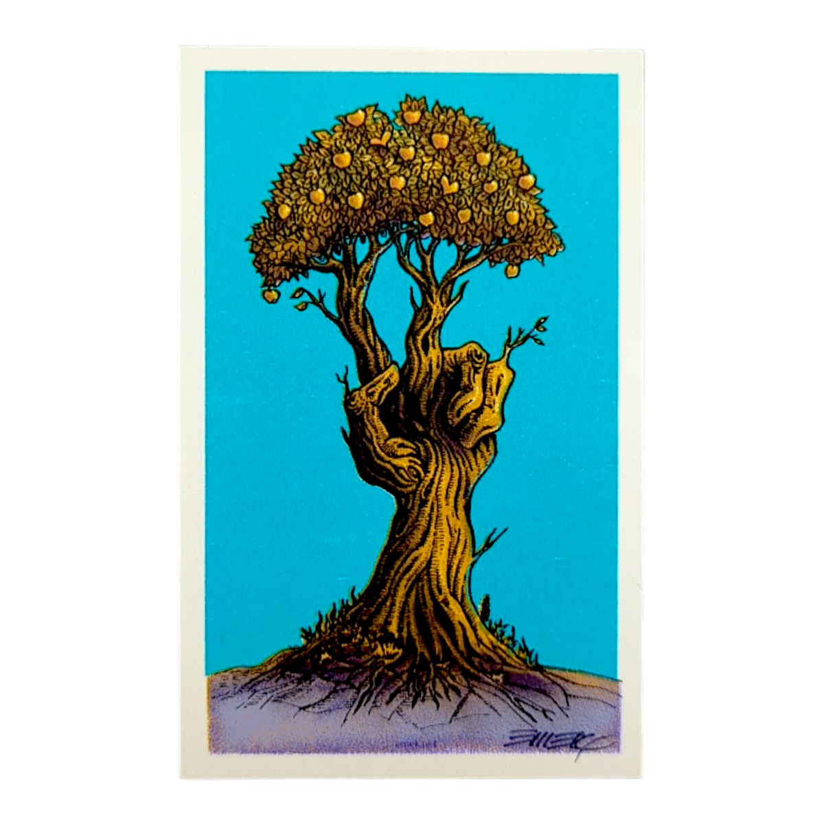 Emek “Peace Tree” Mini Print