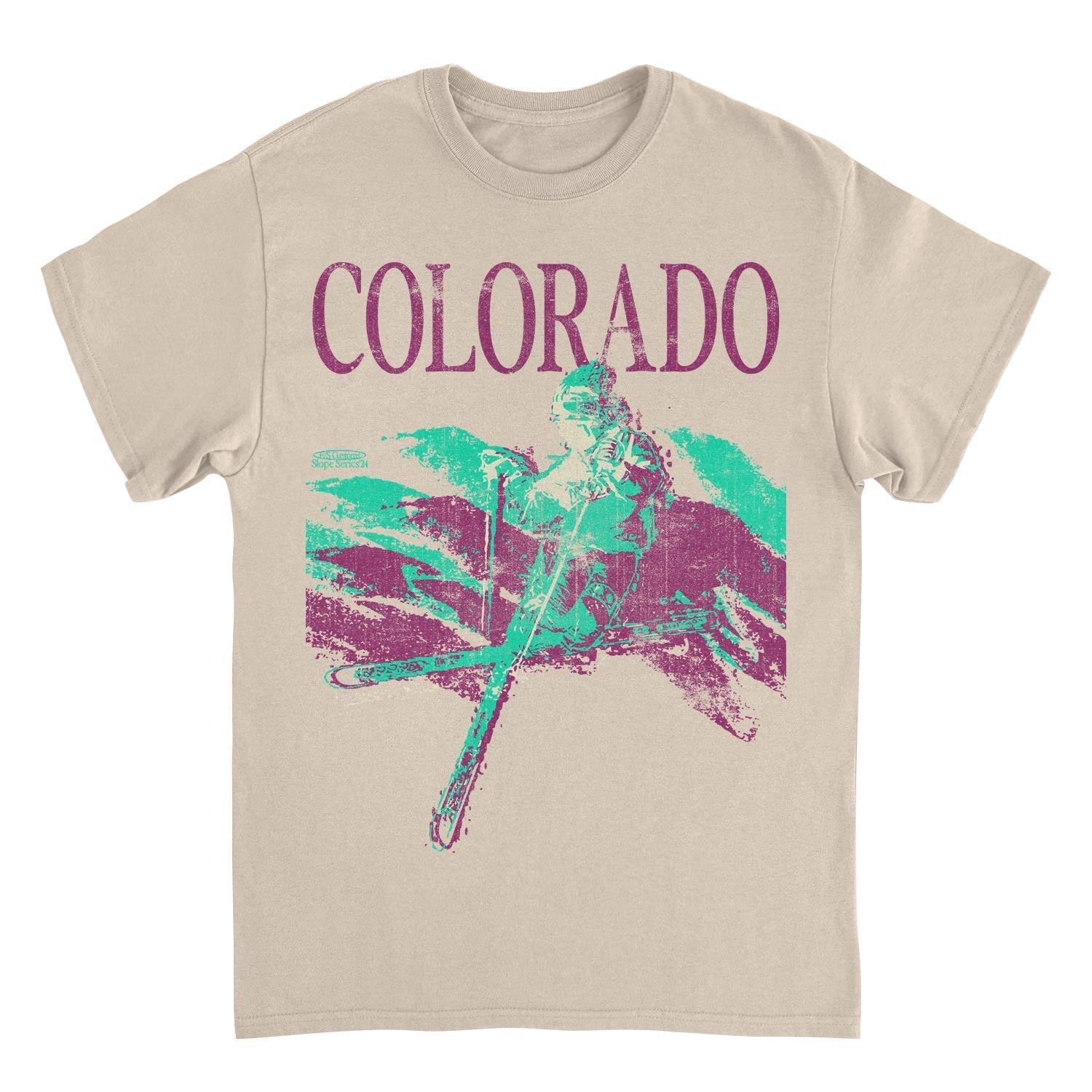 Skiing & Snowboarding Colorado Tan T-Shirt