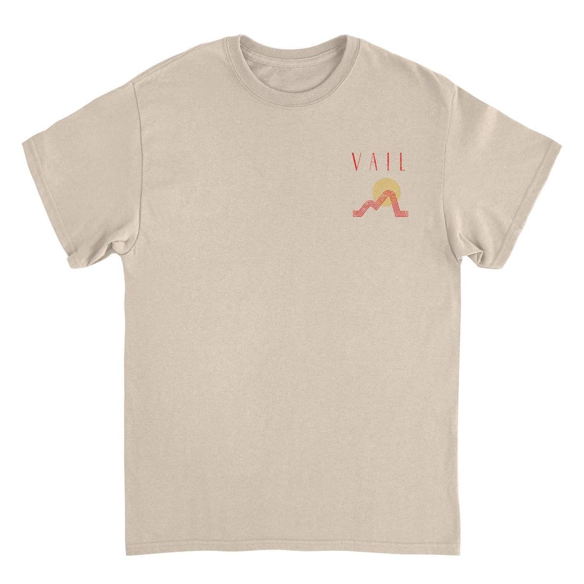 Skiing & Snowboarding Vail Front & Back Print T-Shirt