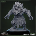 Firepeak Elder: Sculpt 1 (Male Fire Dwarf Grappler)