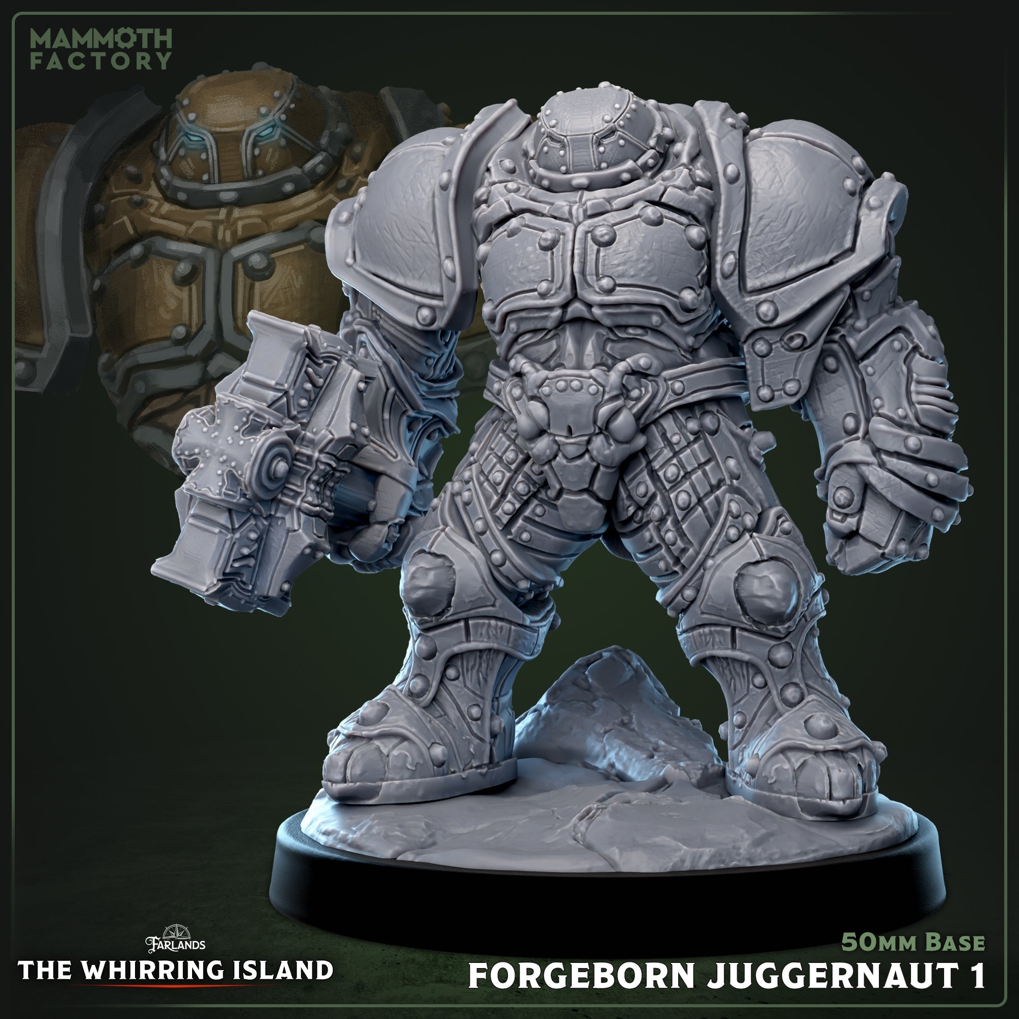 Forgeborn Juggernaut: Sculpt 1 (Warforged Guardian)