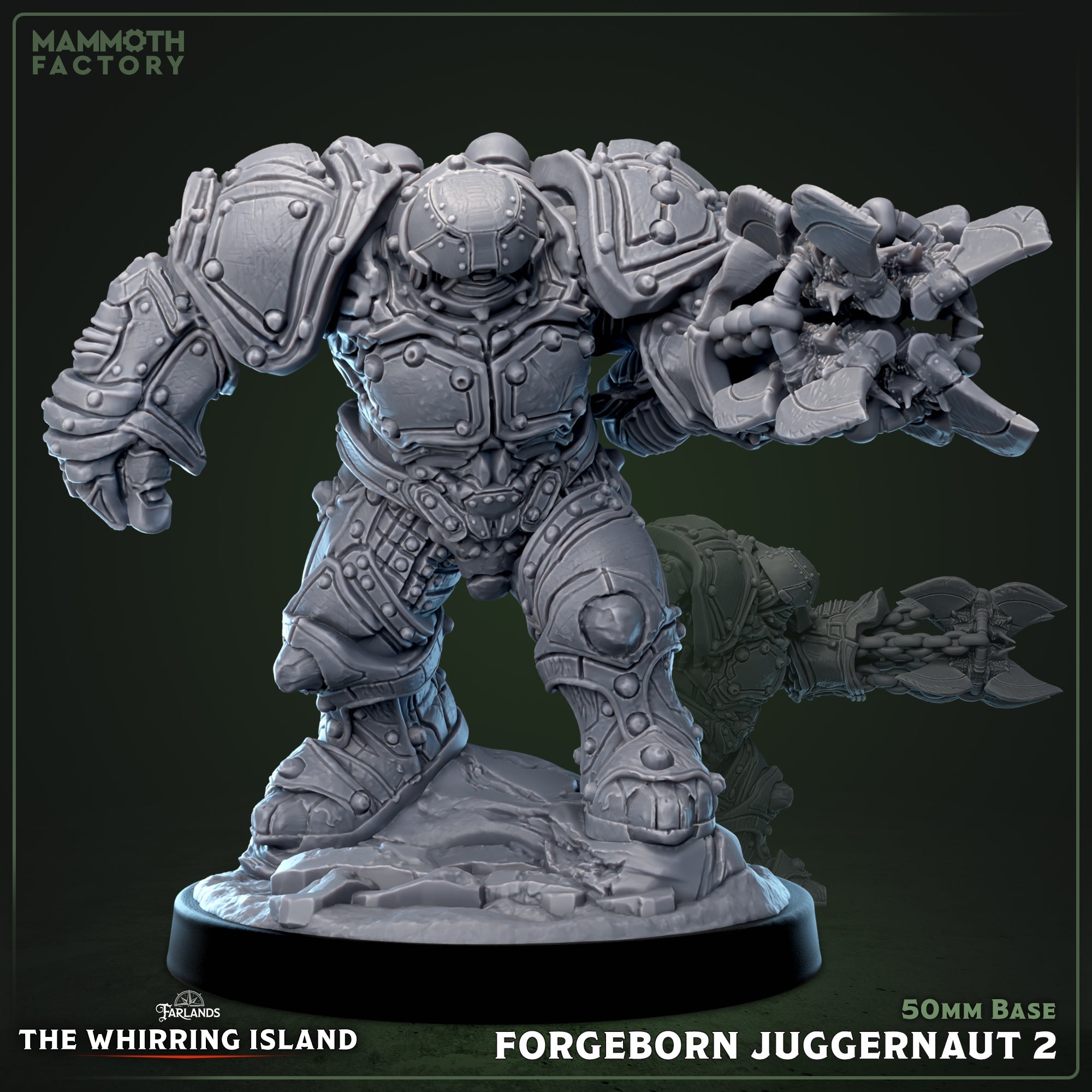 Forgeborn Juggernaut: Sculpt 2 (Warforged Guardian) (Copy)