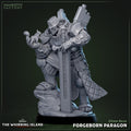 Forgeborn Paragon (Tank Warforged Paladin holding a Kitten)