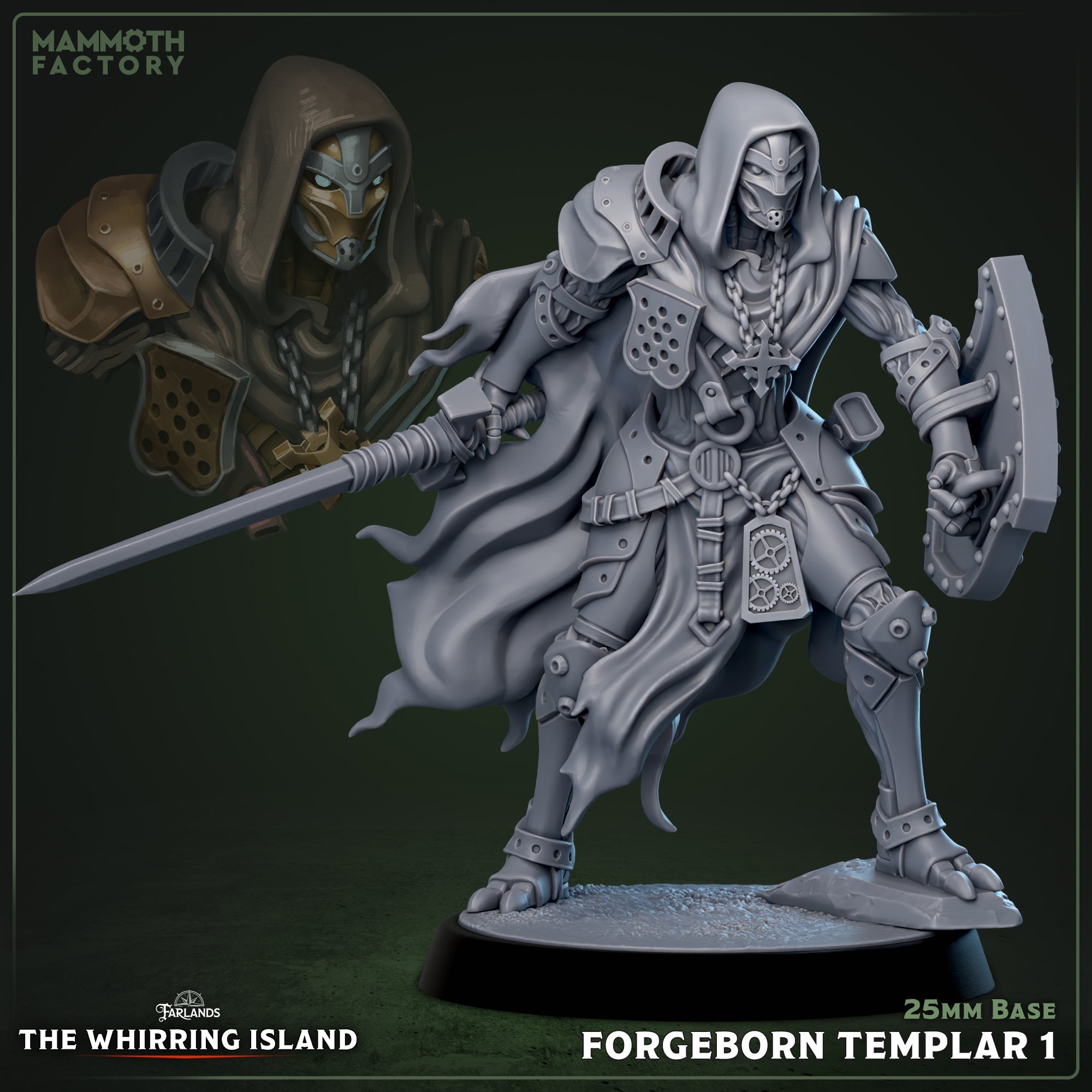 Forgeborn Templar: Sculpt 1 (Warforged Knight)