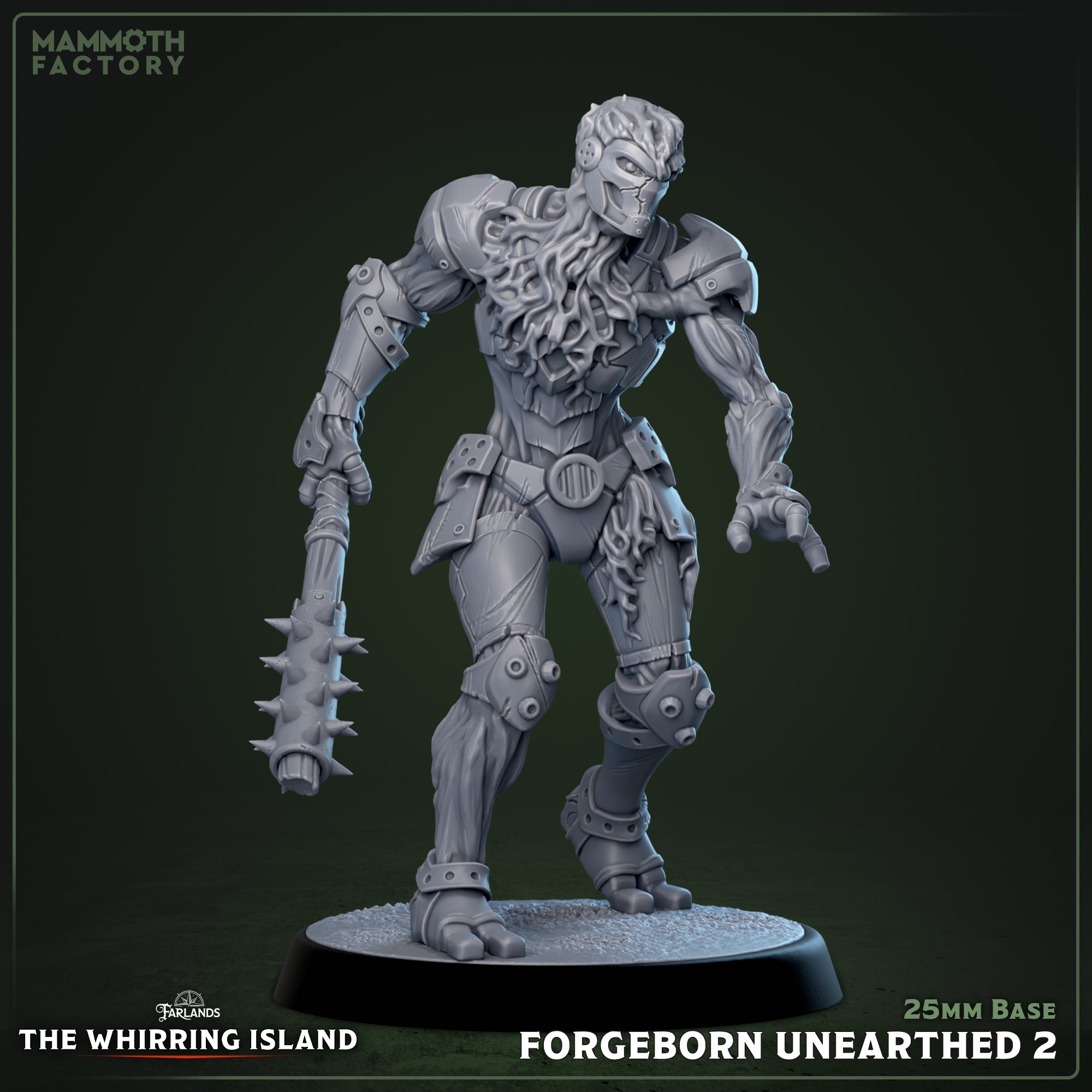 Forgeborn Unearthed: Sculpt 2 (Mycelial Warforged Soldier)