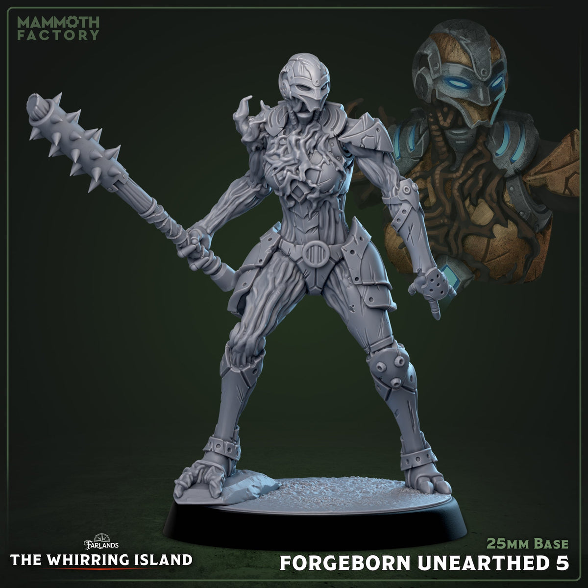 Forgeborn Unearthed: Sculpt 5 (Mycelial Warforged Soldier)