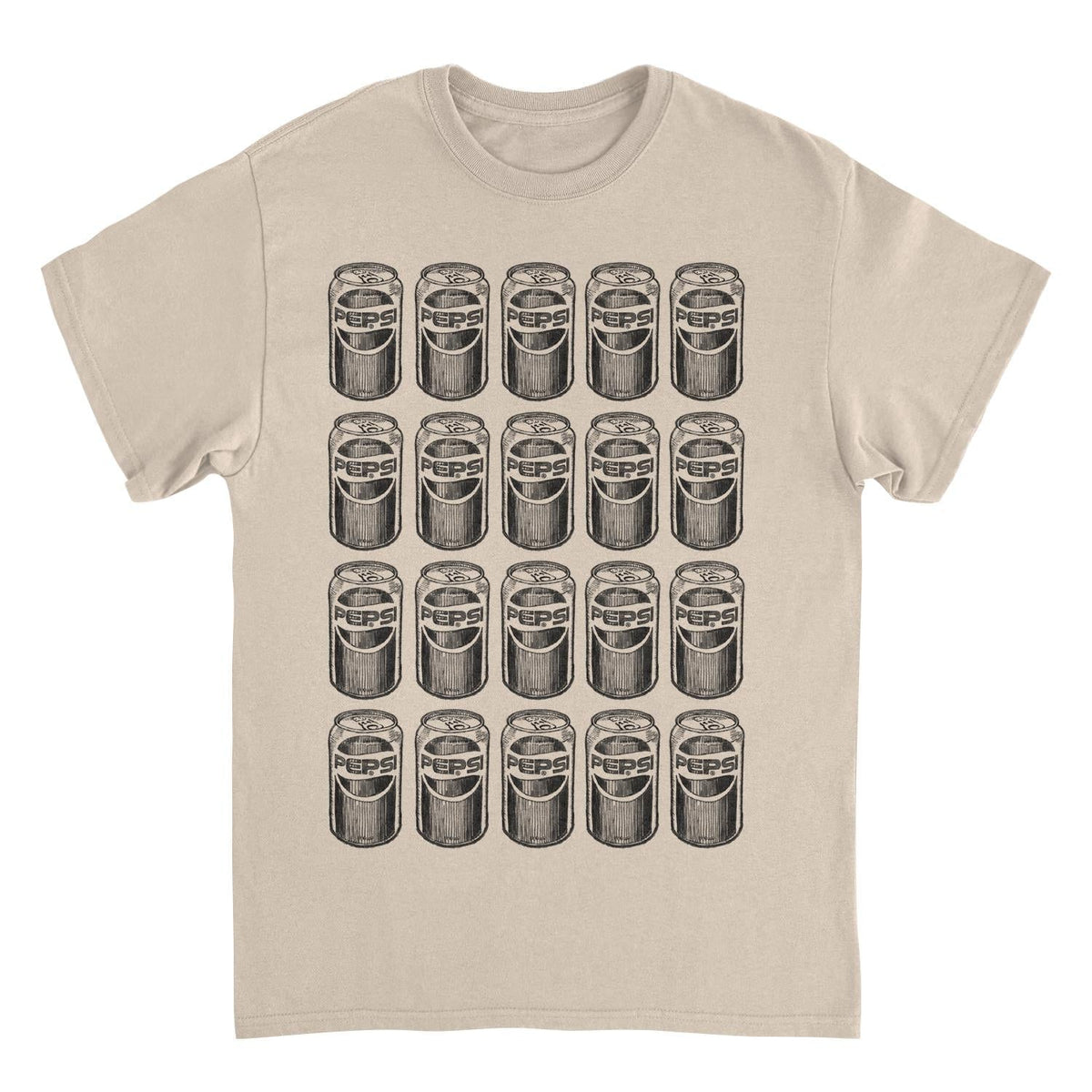 Pepsi Many Cans Sand T-Shirt