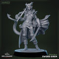 Hellswake Sword Siren (Female Tiefling Fighter)