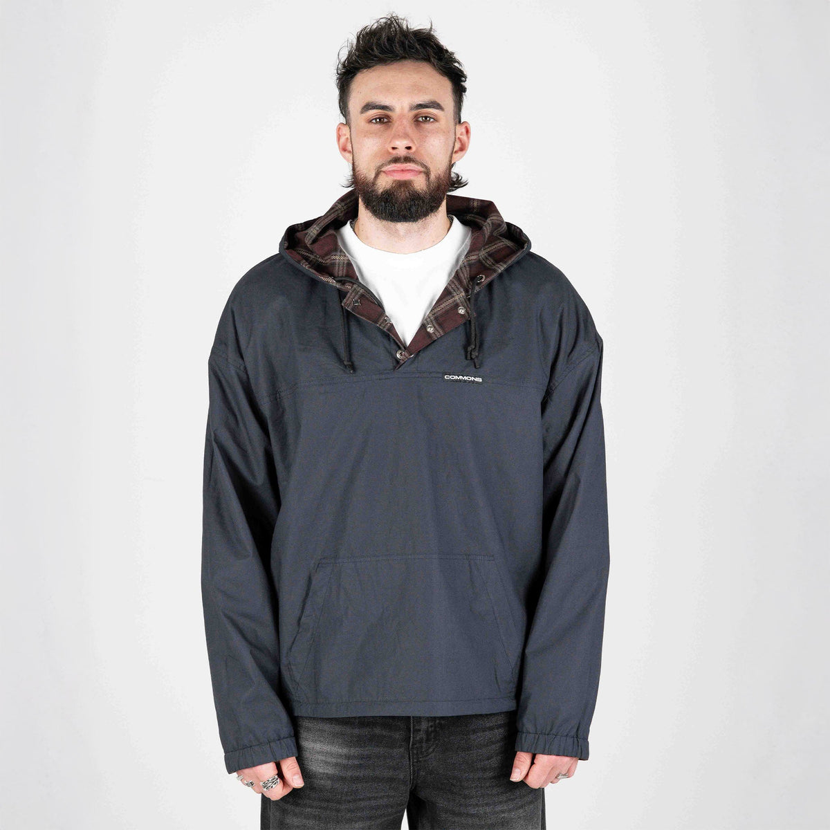 Commons Mulberry Reversible Pullover Flannel