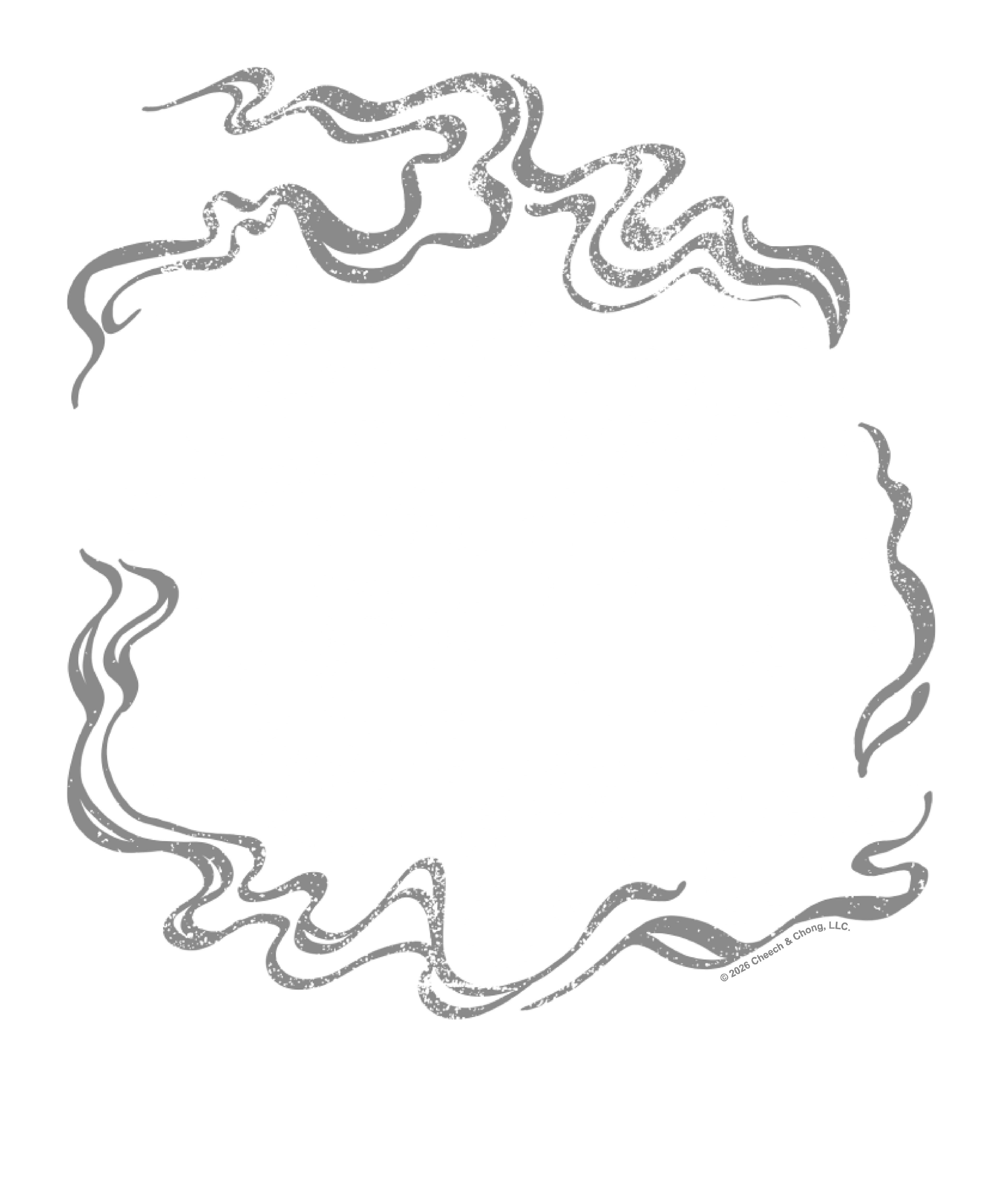 Cheech & Chong Classic Duo Smoke Logo T-Shirt
