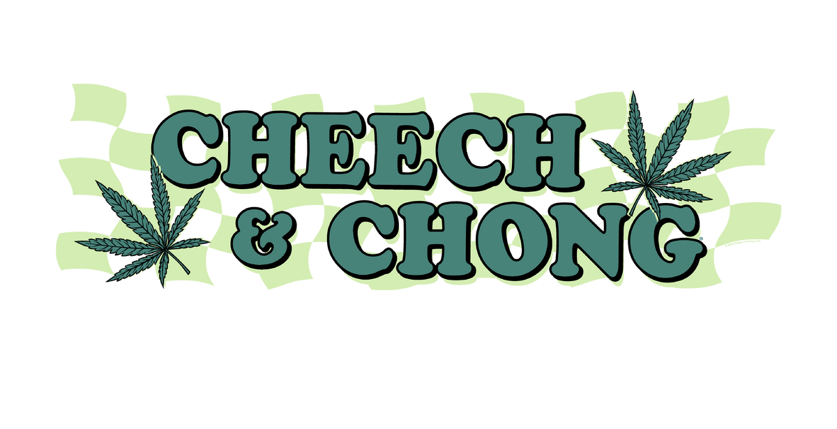 Cheech & Chong Checkered Leaf T-Shirt