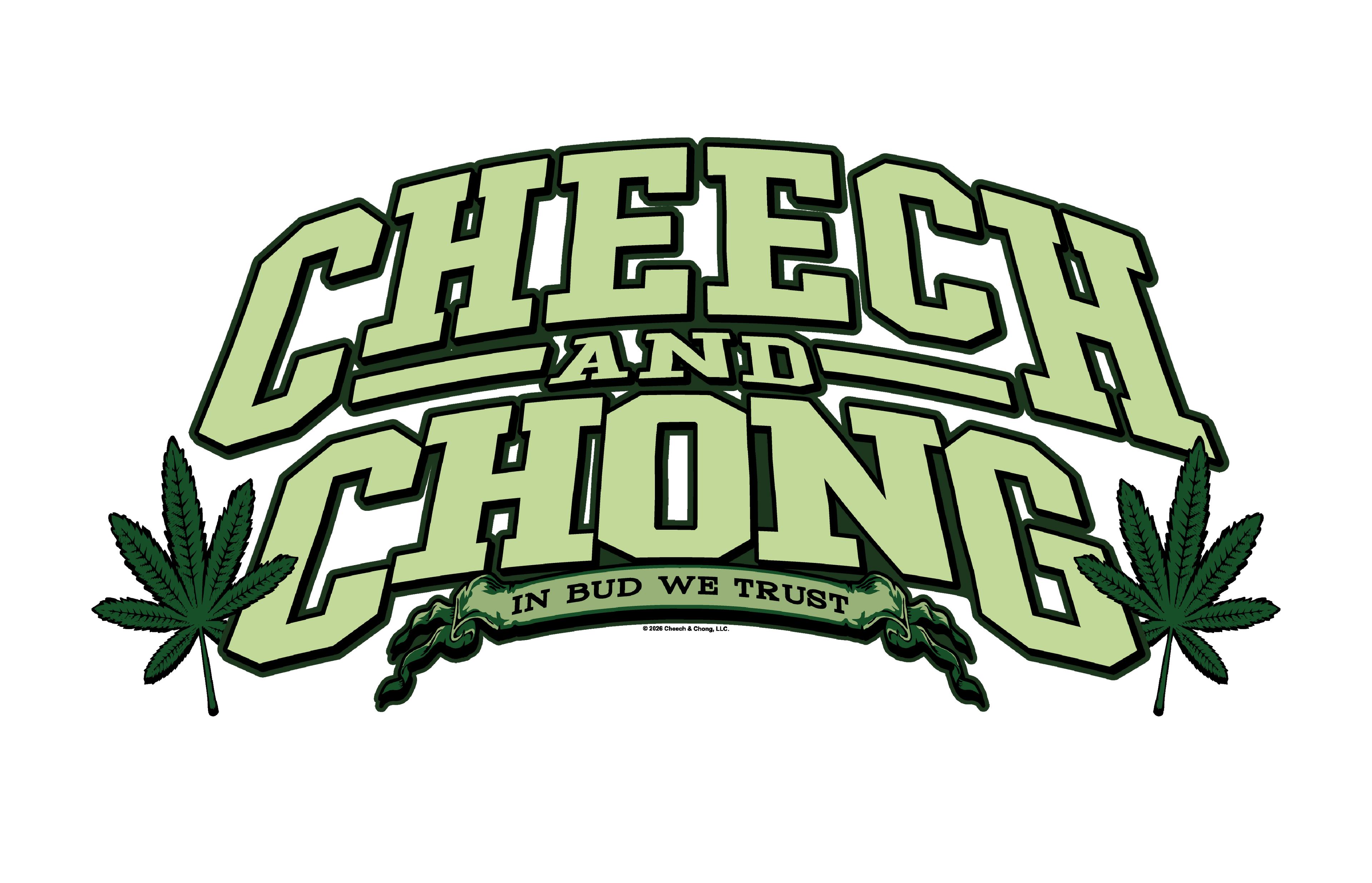 Cheech & Chong In Bud We Trust Logo T-Shirt
