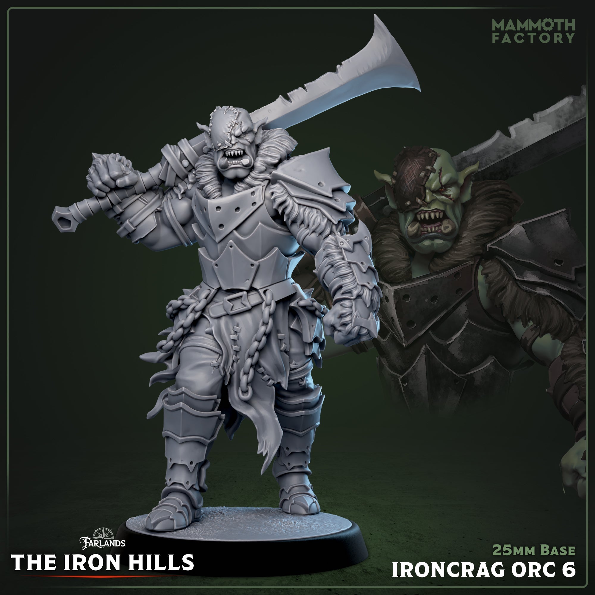Ironcrag Orc: Sculpt 6 (Male Orc Barbarian)
