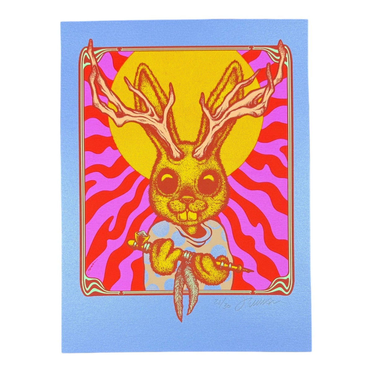 Jermaine Rogers "Shaman (Stardream Blue)" Print