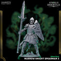 Marrow Knight Spearman: Sculpt 3 (Skeleton Warrior)