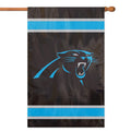 Carolina Panthers Premium Double Sided Banner Flag, Applique Embroidered, 28x44 Inches