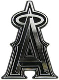 Los Angeles Angels Auto Emblem, Silver Chrome Color, Raised Molded Plastic, Adhesive Tape Backing