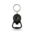 Philadelphia Flyers Keychain Bottle Opener Carbon Fiber Design Metal Hockey