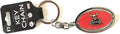 El Paso Chihuahuas Premium Metal Keychain, 2-Sided Spinner, Oval Fob