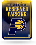 Indiana Pacers Metal Wall Parking Sign, 8.5x11 Inch, Primary Design, Great for Man Cave, Bed Room, Office, Home Decor