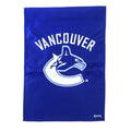 Vancouver Canucks Premium 2-Sided Garden Flag Banner, Embroidered Applique, 13x18 Inch, Display Stand Sold Seperately, Officially Licensed
