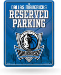 Dallas Mavericks Metal Wall Parking Sign, 8.5x11 Inch, Primary Design, Great for Man Cave, Bed Room, Office, Home Decor