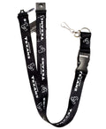 Houston Texans Premium Lanyard Keychain, Breakaway Safety Style, Blackout Design, Adult Size, 36 x .75 Inch
