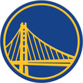 Golden State Warriors Premium Solid Metal Raised Auto Emblem Shape Cut Adhesive Backing