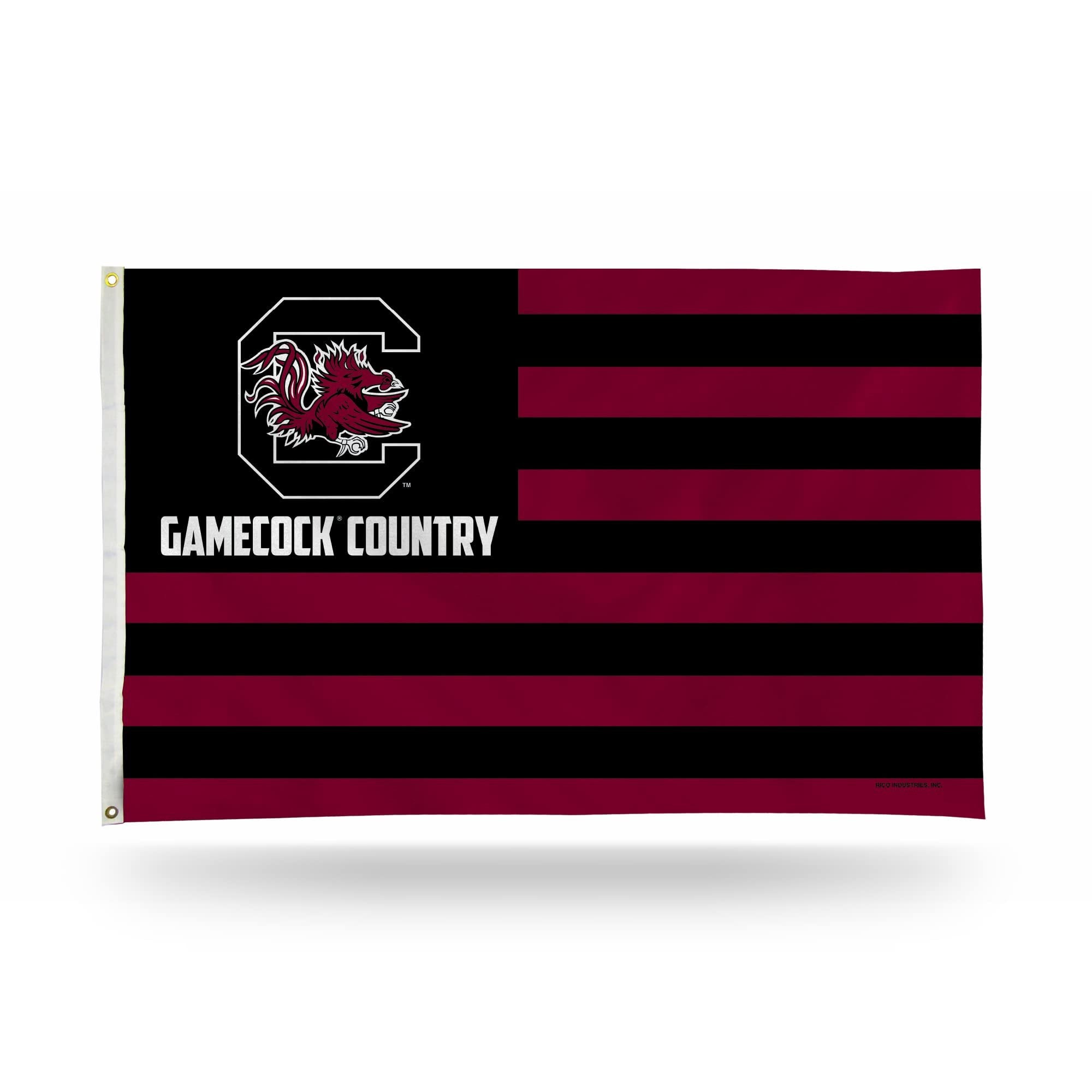 University of South Carolina Gamecocks Premium 3x5 Feet Flag Banner, Country Design, Metal Grommets, Outdoor Use, Single Sided