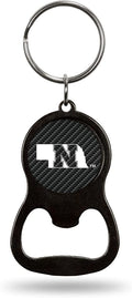 University of Nebraska Cornhuskers Keychain Bottle Opener Carbon Fiber Design Metal