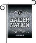 Las Vegas Raiders Premium Double Sided Garden Flag Banner, 13x18 Inch, Display Pole Sold Separately