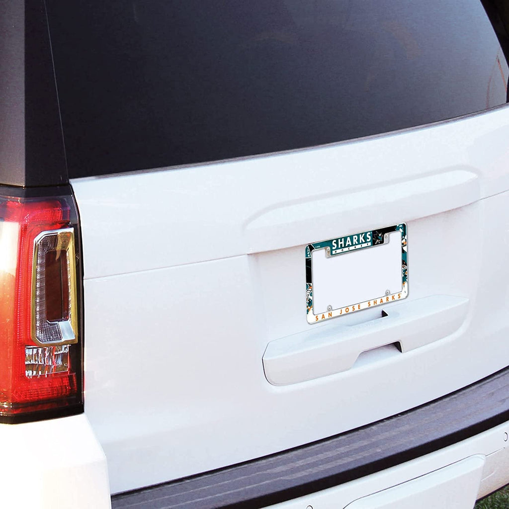 New York Giants Metal License Plate Frame Chrome Tag Cover Carbon Fiber Design 6x12 Inch