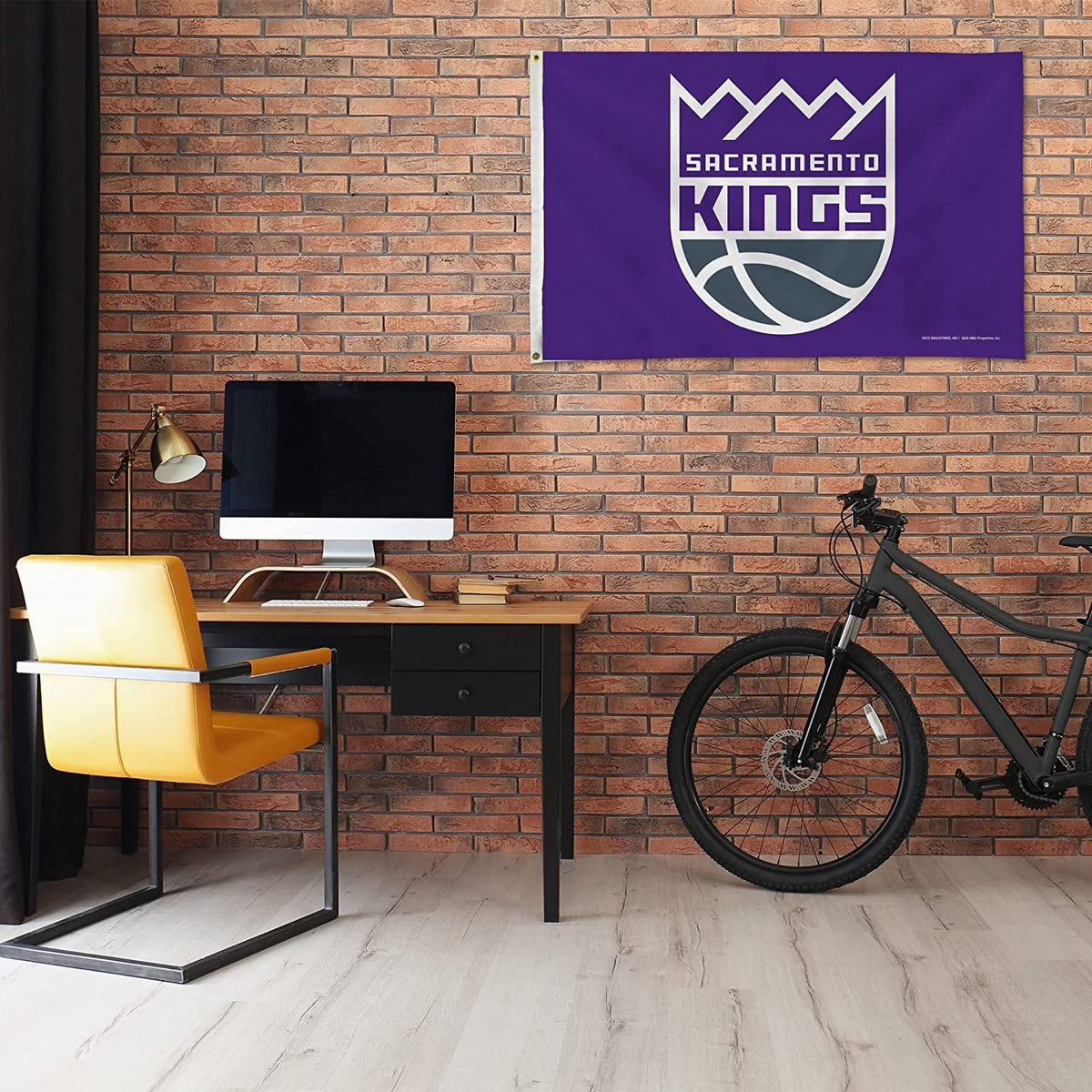 Sacramento Kings Premium 3x5 Foot Flag Banner, Metal Grommets, Indoor Outdoor, Single Sided