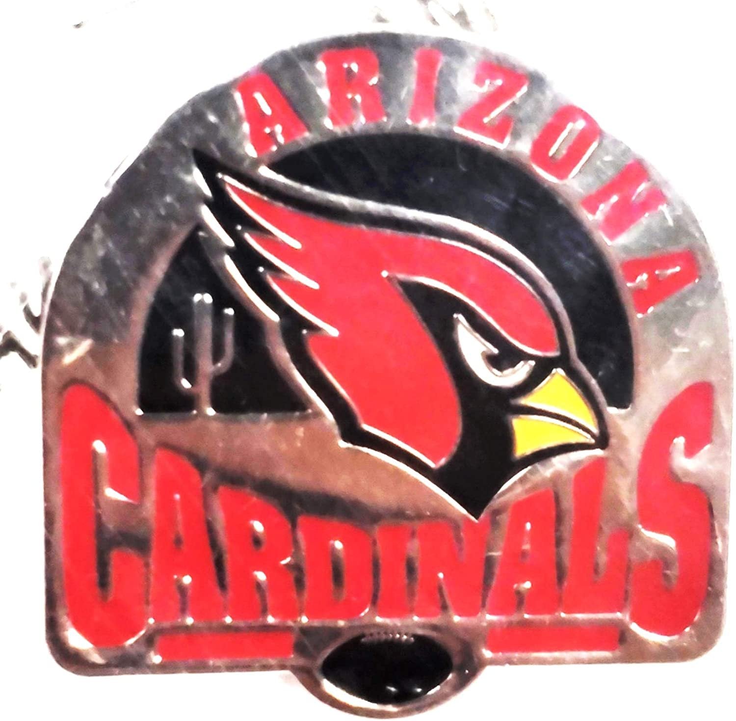 Arizona Cardinals Premium Metal Pin, Lapel Hat Tie, Push Pin Backing, Secondary Design