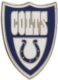 Indianapolis Colts Shield Design Premium Metal Pin, Lapel Hat Tie, Push Pin Backing