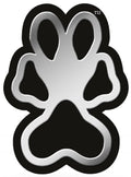 Southern Illinois University Salukis Auto Emblem, Silver Chrome Color, Raised Molded Plastic, 3.5 Inch, Adhesive Tape Backing