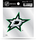 Dallas Stars 4x4 Inch Sticker Decal, Flat Vinyl, Full Adhesive Backing