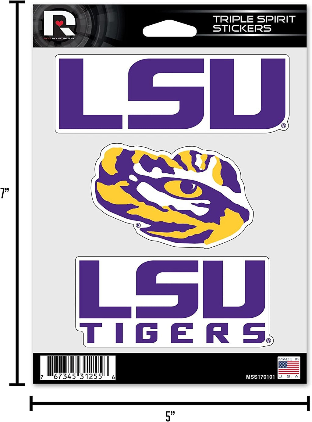 Phoenix Suns Multi Sticker Triple Decal Sheet, 5x7 Inch, Flat Vinyl, Auto Home