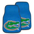 University of Florida Gators 2-Piece Vehicle Carpet Mat Set, Front Row Automotive Floor Mats, Non-Slip Backing, 18x27 Inch Each, Team Colors, Officially Licensed