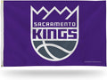 Sacramento Kings Premium 3x5 Foot Flag Banner, Metal Grommets, Indoor Outdoor, Single Sided