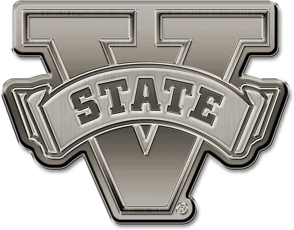 Valdosta State Blazers Solid Metal Auto Emblem Antique Nickel for Car/Truck/SUV